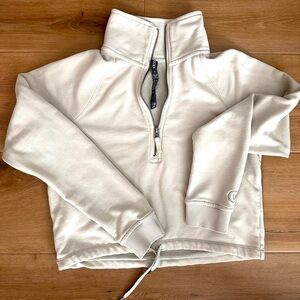 Vuori Sedona set - cropped half zip and wide leg pants - small